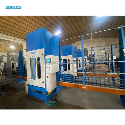 China CGPS-2000P Automatic Building Material Stores Edge Sandblasting Machine Video Processing Machinery 2000mm Glass for sale