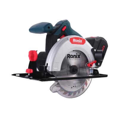 China High Work Efficiency Ronix 20V In Stock 8609 165mm Lithium Cordless Electric Handheld Circular Saw For Metal Wood Cutting for sale