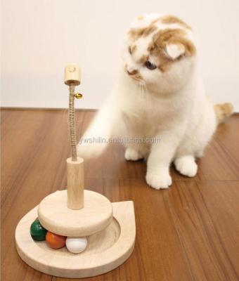 China viable wooden pet toy/wooden cat toys/vibrating wooden pet toy for sale