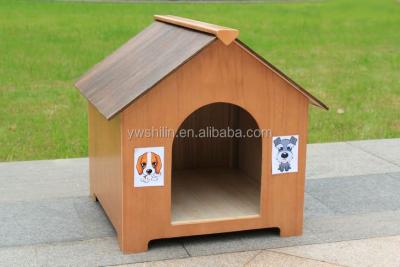 China Viable wooden kennel/wooden dog furniture/wooden dog pet house/wooden dog cage for sale