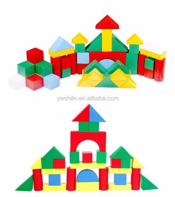 China High Quality Wooden Building Toy 40 Pcs Blocks For Children for sale