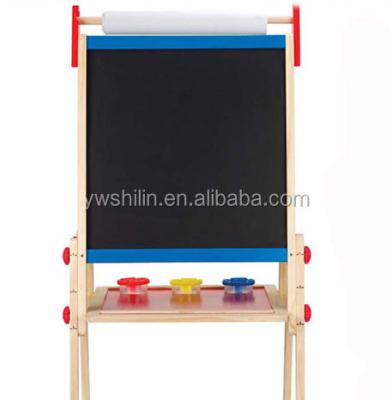 China 2014 Newest Easel Colorful Two Sided Wooden Magnetic Painting Drawing Board With Tray For Kids / Magic Slate for sale