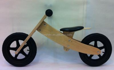 China Ride On Toy Hot New Design New Design High Quality Wooden Walking Bike For Kids With FSC and EN71 for sale