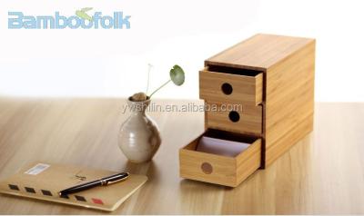 China China desktop storage box/bamboo bamboo desktop storage box/bamboo storage boxes with drawer/small bamboo box for sale