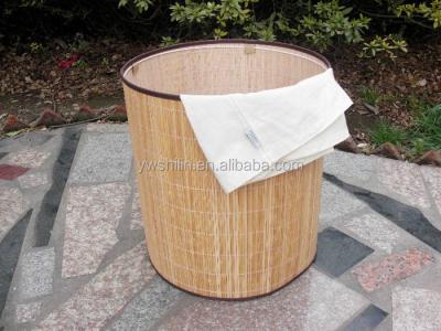 China Viable bamboo foldable laundry basket for hotel/bamboo folding laundry basket/laundry hamper/baby folding laundry baskets for sale