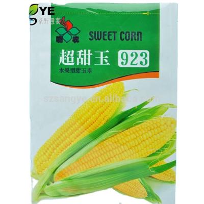 China Plastic Sweet Corn 	Vegetable Seed Packet Seed Three Side Heat Seal Bag SZSYGR-13 Te koop