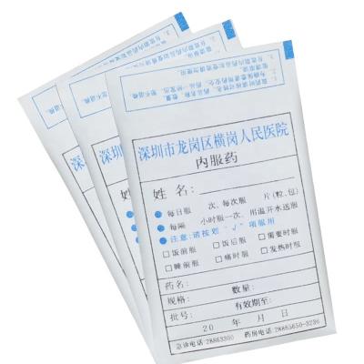 China Custom Printed Greaseproof Paper Stand Up Pouch Disposable Medical Paper Bag for sale