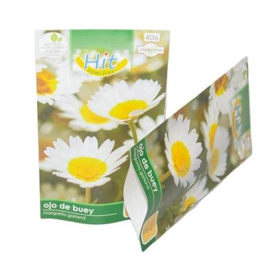 China Customized Printed Moisture Proof Agriculture Flower Seeds Packet Foil Paper Bag for sale