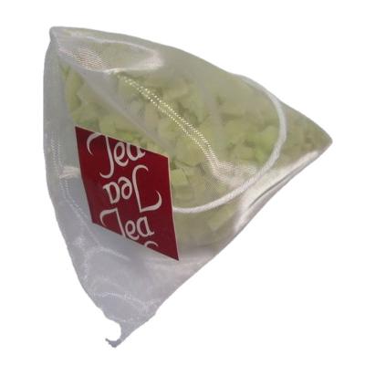 China Biodegradable Filter Material Pyramid Bag PLA Nylon Tea Packaging zu verkaufen