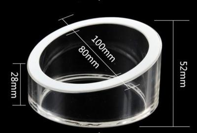 China Y3 round acrylic stand with anti-slip rubber for sale