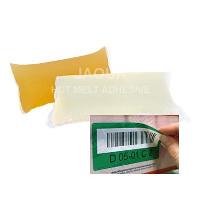 China Blocks Rubber Hot Melt PSA For Deep Freeze Low Temperature Paper Labels for sale