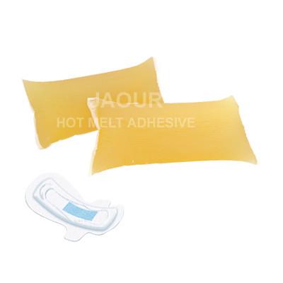 China Sythenic Rubber PSA Hot Melt Adhesive For Hygienic Sanitary Napkins for sale