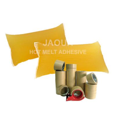 China Light yellow color hot Melt PSA Pressure Sensitive Adhesive Rubber Based Aging Resistance for Kraft paper tape for sale