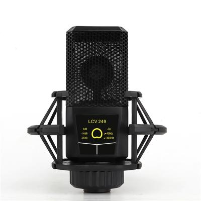 China Perfect Sound Professional High Sensitivity 249 Microphone Recording Broadcast Condenser Mic For Live Show for sale