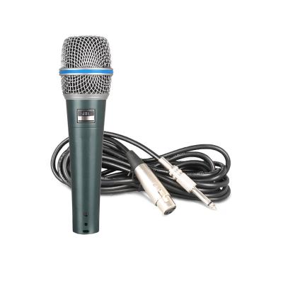 China Professional Handheld Microphone OEM Size Quality Metal Wired Microphone Dynamic Handheld Karaoke for sale