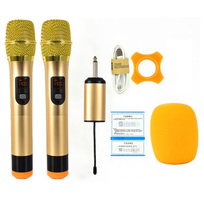 China Universal OEM Professional Karaoke USB Microphone Mic Computer FM UHF Wireless Microphone For Teacher KTV Outdoor Church for sale