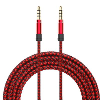 China AUX audio cable. high quality 3.5mm 3.5mm Male Car Jack to AUX Cable. male stereo for the aux cord. earphone car speaker computer for sale