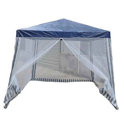 China Custom Logo Outdoor PE Canopy Tents Waterproof Foldable Pop Up Tent for sale