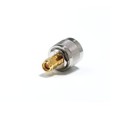 China Wholesale Nickel Plated 1pc N Straight Male Plug Switch SMA Male Plug RF Coax Adapter Converter NEW for sale