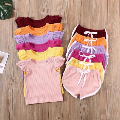 China Chinese style wholesale children's wear sets, casual wear for 1-14 years, boys' clothing, printed T-shirt, shorts, cotton for sale