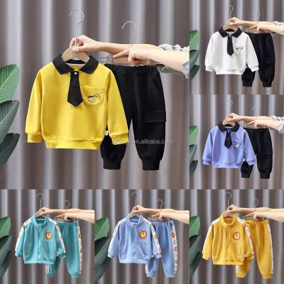 China High Quality Breathable Children's Autumn And Winter 2 Pieces Hoodie+Pants Jogging Girls' Clothing Set Children's Unisex Sportswear for sale