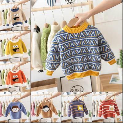 China Fashion Baby Boy Winter Baby Girl Toddler Girl Newborn Raw Knitting Sweater Anti-shrink Cotton Clothing for sale