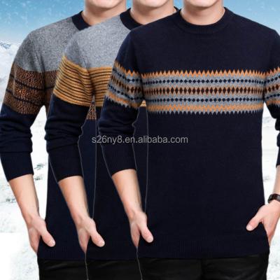 China Winter New Design Winter Men's Anti-wrinkle Sweater Christmas Ugly Crop Design Merino Printed Knitted Sweater Factory Wholesale for sale