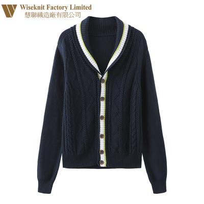 China Anti-wrinkle best-selling cardigan coat sweater wholesale student Children Boys Men uniform sweaters for sale