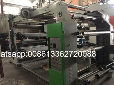 China Plastic Zak/Broodjesdocument Zes Machine van de Kleuren Flexographic Druk 15kw Te koop