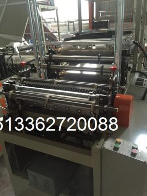 China Automatic Double Line Plastic Bag Making Machine For Convenient Bag 100pc/Min for sale