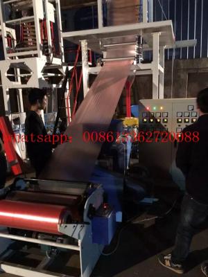 China Rotary Die Head Monolayer Blown Film Plant Blown Film Equipment With Double Winder for sale