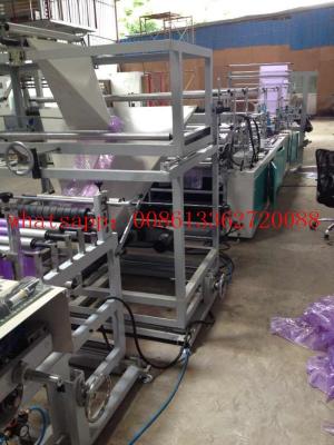 China Poly Draw Handle Garbage Plastic Bag Making Machine 0.01-0.05mm Thickness for sale