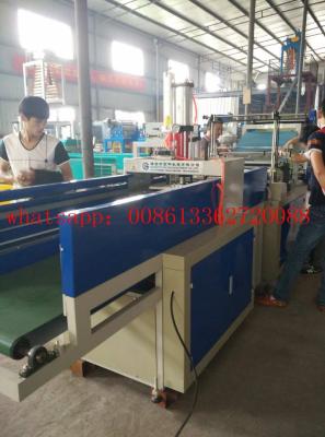 China Heat Sealing Clothes / Shopping Plastic Bag Making Machine With Cold Cutting for sale