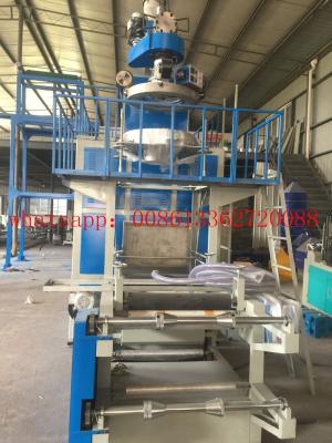 China SJ-55 / FM600 Film Blowing Machine PP Blown Film Plant With Water Cooling for sale