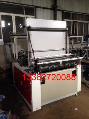 China HDPE Vest / T-shirt Plastic Shopping Bag Making Machine With Cold Cutting for sale