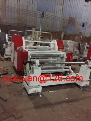 China Professional Slitting Machine , Label Jumbo Kraft Paper Roll Slitter And Rewinder Machine for sale