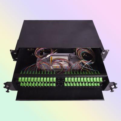 China FTTH Price Cabinet Fiber Optic Distribution Frame 12 24 Core 48 96 144 Puert Port Odf for sale