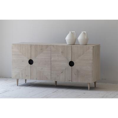 China Living Room Furniture Modern Rustic High End Modern Living Room Cabinet Solid Wood Sideboard for sale