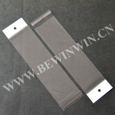 China High Moisture Proof Transparent Self Adhesive Plastic Hair Extension Opp Packaging Bags for sale