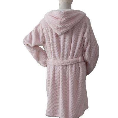 China Unisex Flannel Bathrobe Plush Pajamas Bathrobe Lingerie Nightgown Winter Warm Thick Breathable Long Robe Sleepwear for sale