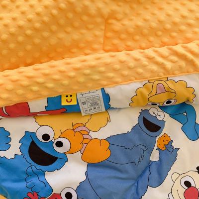 China Anti-static Warm Korean Cotton Blanket Skin Series Blanket Fleece Cartoon Kids Blanket for sale