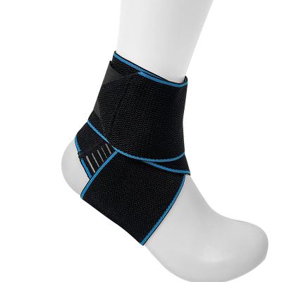 China Universal Elastic Adjustable Sports Pad Support Neoprene Ankle Support Ankle Brace For Volleyball for sale