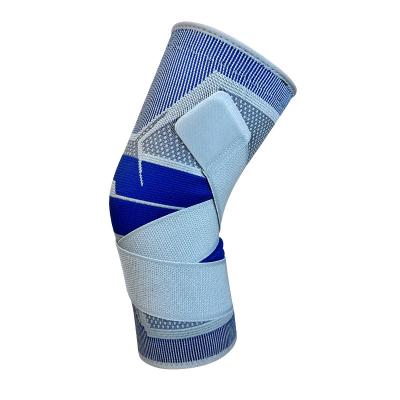 China Universal Hot Sale Sports Knitted Compression Knee Support Brace Knee Pain Relief Outdoor Breathable Elastic Knee Pads for sale