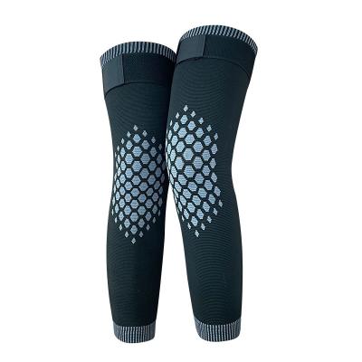 China Universal Honeycomb Wormwood Heating Knee Pads Running Non-slip Graphene Knee Sleeve Knee Recycling Support for sale