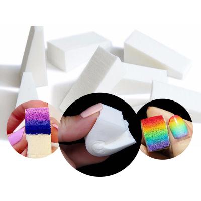 China Finger Nail/Abundant Tiny Toenail ROSALIND Foot Nail Supplies Wholesale Disposable Nail Art Triangle Shape Sponge For Gradient Sponge Toenail for sale