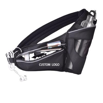 China YumuQ Custom Travel Climbing Waist Fanny Bag Water Proof Running Riding Fanny Pack Pack With Water Bottle Holder for sale