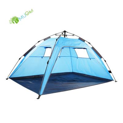 China Straight Tether Type YumuQ 7.0' Automatic UV Protection Beach Tent Easy Installed Beach Shade, Pop Up Beach Tent Sun Shade Outdoor ShelterFor for sale