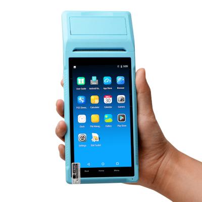 China Android 8.1 Color POS Terminal Printer 3G Portable Handheld Internet 58mm Printer Wifi Support for sale