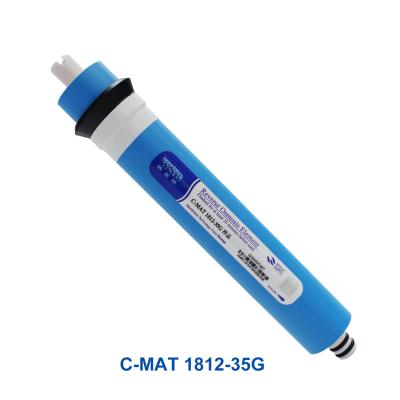 China Household 1812 RO 35gpd Water Purifier Membrane Filter RO Membrane Manufacturers for sale