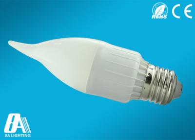 China Los bulbos de la vela de 3W E27 LED calientan la vida útil blanca de la luz del ABS 50000 horas en venta